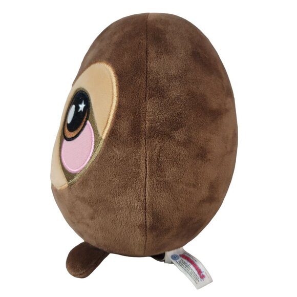 Squeezamals Sam the Sloth Plush Brown 8.5" Squish Stuffed Squeeze Slow Rise 2017 - Picture 3 of 9